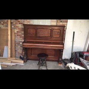 Old antique piano